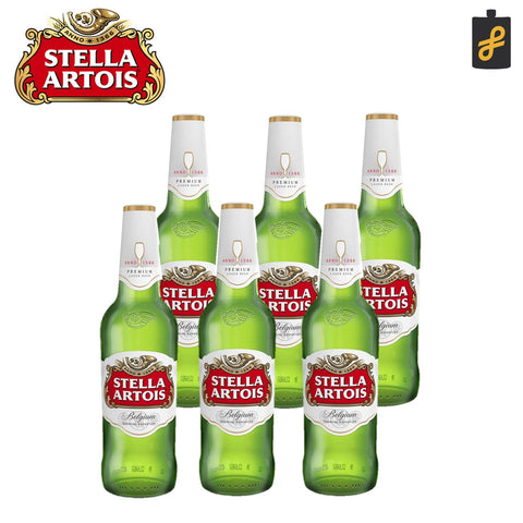 Stella Artois Belgian Beer 6 Bottles 330mL