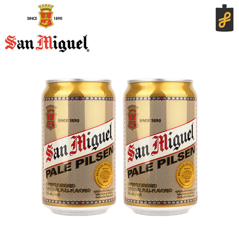 San Miguel Pale Pilsen Beer 2 Cans 330mL