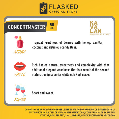 Kavalan Concertmaster Single Malt Whisky Mini 50mL