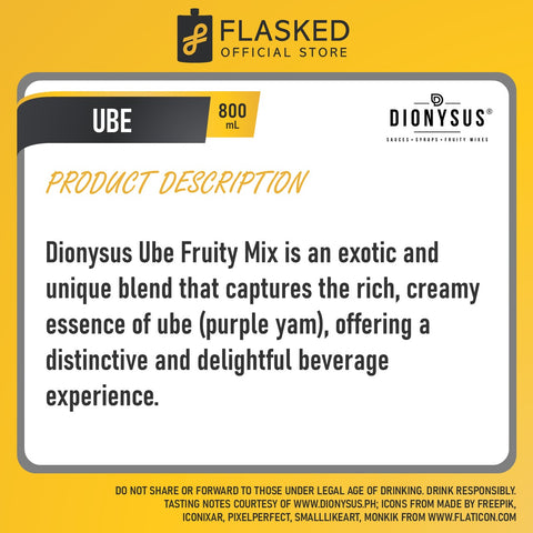 Dionysus Ube Fruity Mix 800ml