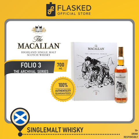 The Macallan Folio 3 - The Archival Series Single Malt Scotch Whisky 700mL