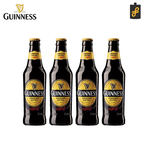 Guinness FES Foreign Extra Stout Irish Beer 4 Bottles 330mL