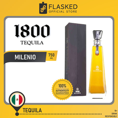 1800 Milenio Extra Anejo Tequila Aged in Cognac Barrels 750mL