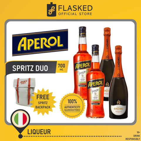 Aperol Spritz Duo (Cinzano Prosecco 750ml, Aperol 700ml)