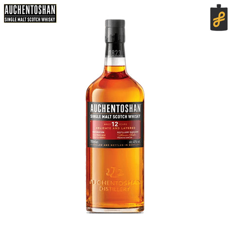 Auchentoshan 12 Year Old Whisky 700mL