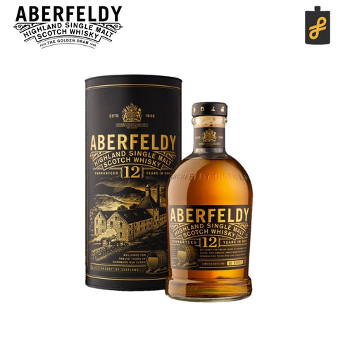 Aberfeldy 12 Year Old Highland Single Malt Scotch Whisky 700mL