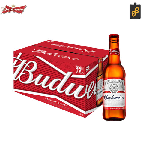 Budweiser American Beer 24 Bottles 330mL