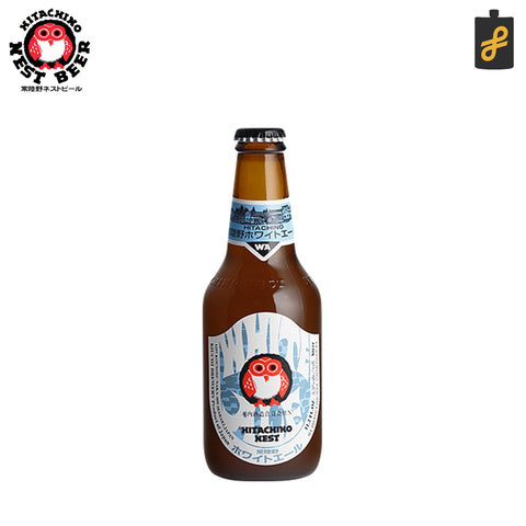 Hitachino Nest White Ale Japanese Craft Beer Bottle 330mL