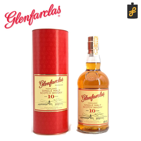 Glenfarclas 10 Year Old Highland Single Malt Scotch Whisky 700mL