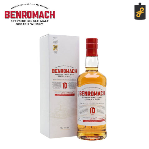 Benromach 10 Year Old Speyside Single Malt Scotch Whisky 700mL