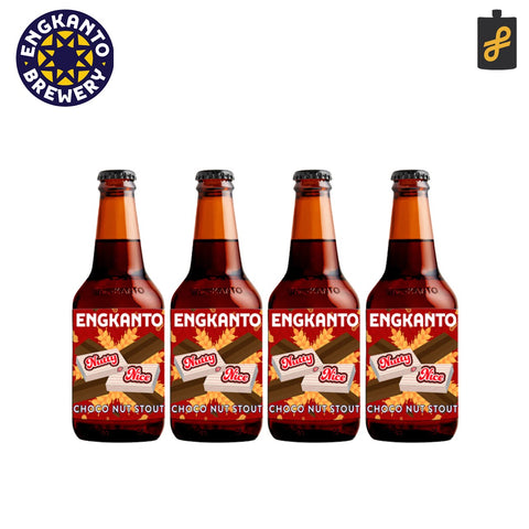 Engkanto Choco Nut Stout Beer 330mL 4 Pack