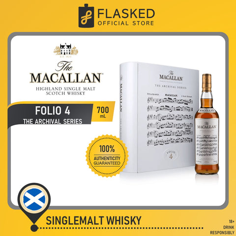 The Macallan Folio 4 - The Archival Series Single Malt Scotch Whisky 700mL
