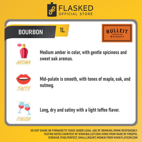 Bulleit Bourbon 10 Year Old Whiskey 1L