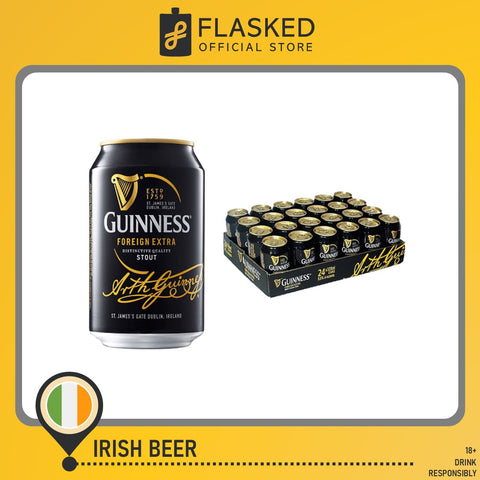 Guinness FES Foreign Extra Stout Beer Cans 330ml 1 Case
