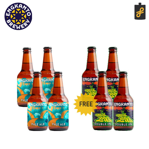 Engkanto Hop Coolture Pale Ale Beer 330mL 4 Pack  Free Green Lava Double IPA Beer 330ml 4 Pack