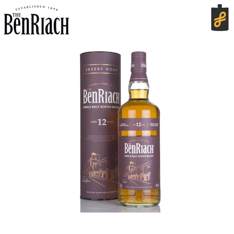 Benriach 12 Year Old Sherry Wood Single Malt Whisky 700mL