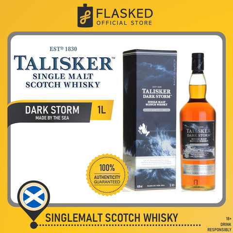 Talisker dark Storm Single Malt Scotch Whisky 1L