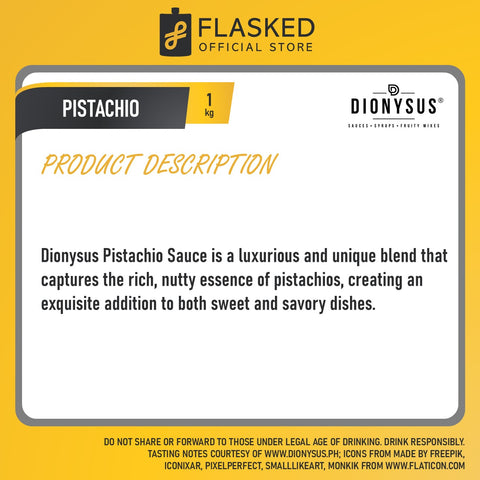 Dionysus Pistachio Sauce 1kg