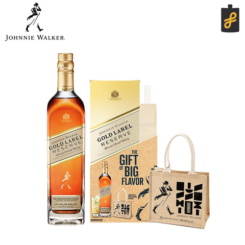 Johnnie Walker Festive Edition: Gold Label Whisky 750ml with Free Tote Bag Festive Pack