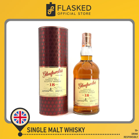 Glenfarclas 18 Year Old Highland Single Malt Scotch Whisky 1L