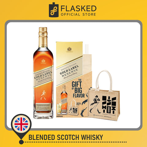 Johnnie Walker Festive Edition: Gold Label Whisky 750ml with Free Tote Bag Festive Pack