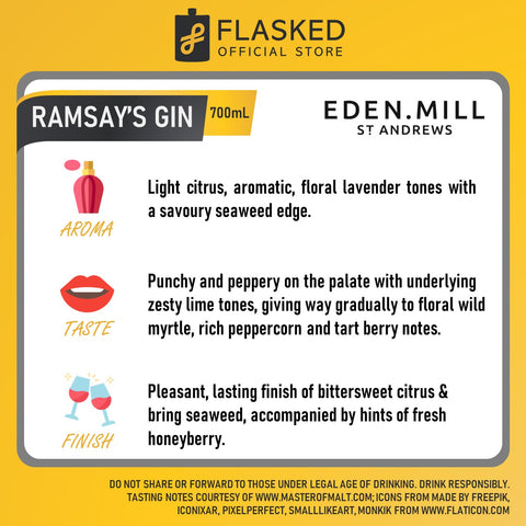 Eden Mill St. Andrews Ramsays Gin 700mL