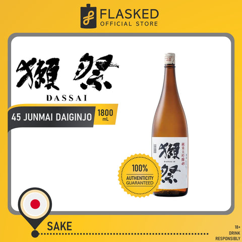 Dassai 45 Junmai Daiginjo Japanese Sake Rice Wine 1800mL