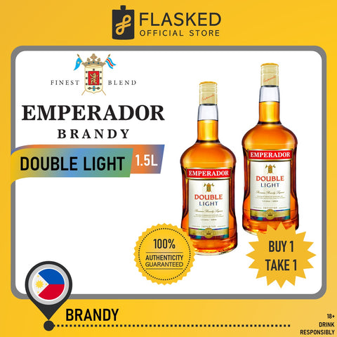 Emperador Double Light Brandy 1.5L Buy 1 Take 1 Father's Day Promo