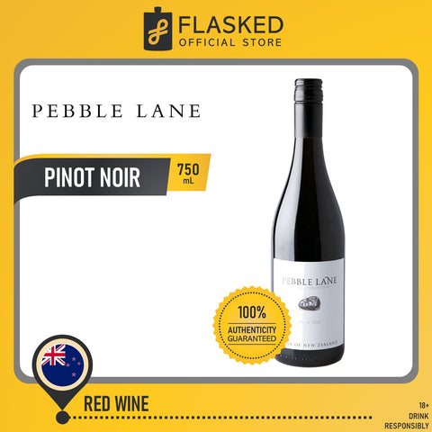 Pebble Lane Pinot Noir Red Wine 750ml w/ FREE Wine Glass