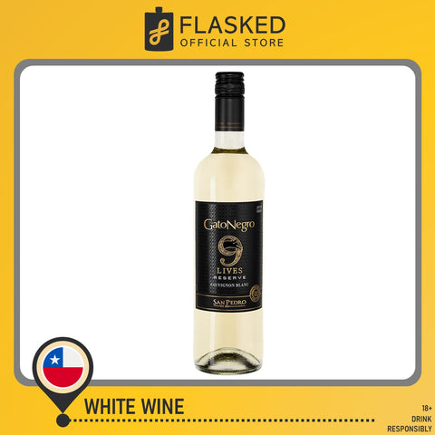Gato Negro 9 Lives Sauvignon Blanc White Wine 750mL