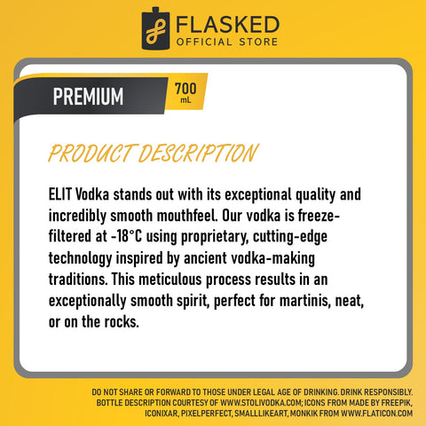 Elit Premium Vodka 700mL