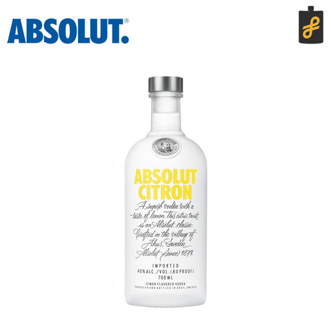 Absolut Citron Vodka 1L