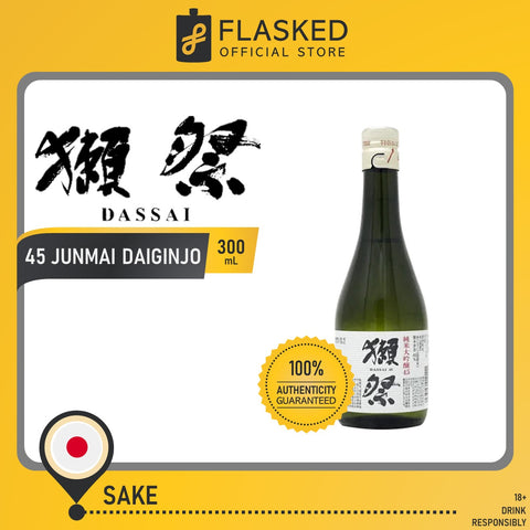 Dassai 45 Junmai Daiginjo Japanese Sake Rice Wine 300ml