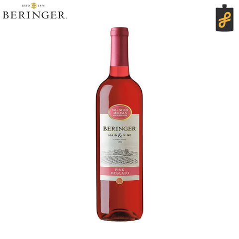 Beringer Pink Moscato Rose Wine 750mL