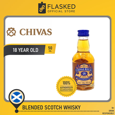 Chivas Regal 18 Year Old Blended Scotch Whisky 50mL