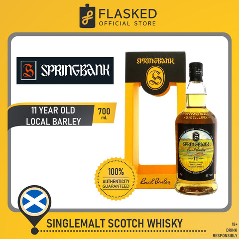 Springbank 11 Year Old Local Barley Single Malt Scotch Whisky 700mL
