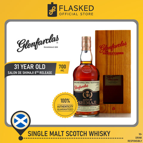Glenfarclas 1986 Single Cask 31 Year Old #4775 / Salon De Shimaji 8Th Release 700mL