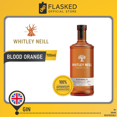 Whitley Neill Blood Orange Flavored Gin 700mL