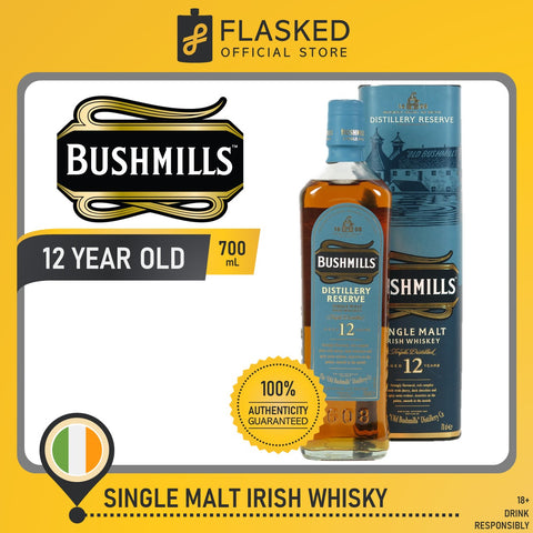Bushmill 12 Year Old Single Malt Whisky 700mL