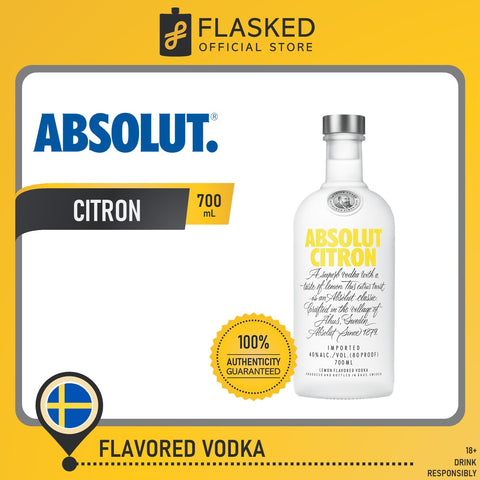 Absolut Citron Vodka 1L