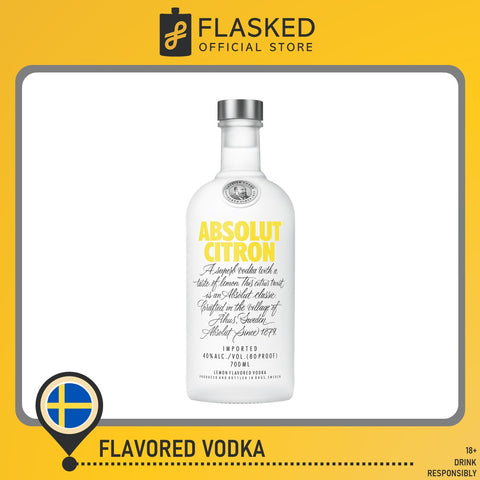 Absolut Citron Vodka 700mL