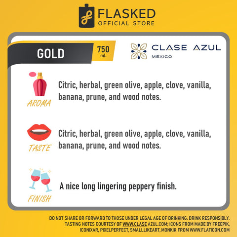 Clase Azul Tequila Gold 750mL
