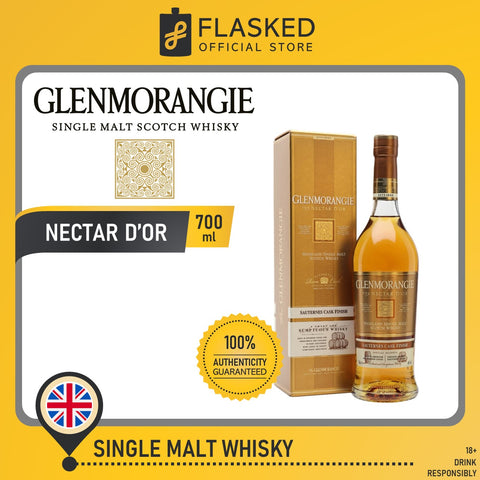 Glenmorangie 12 Year Old Nectar D'Or Highland Single Malt Scotch Whisky 700mL