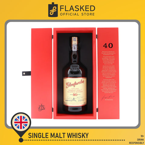 Glenfarclas 40 Year Old Highland Single Malt Scotch Whisky 700mL