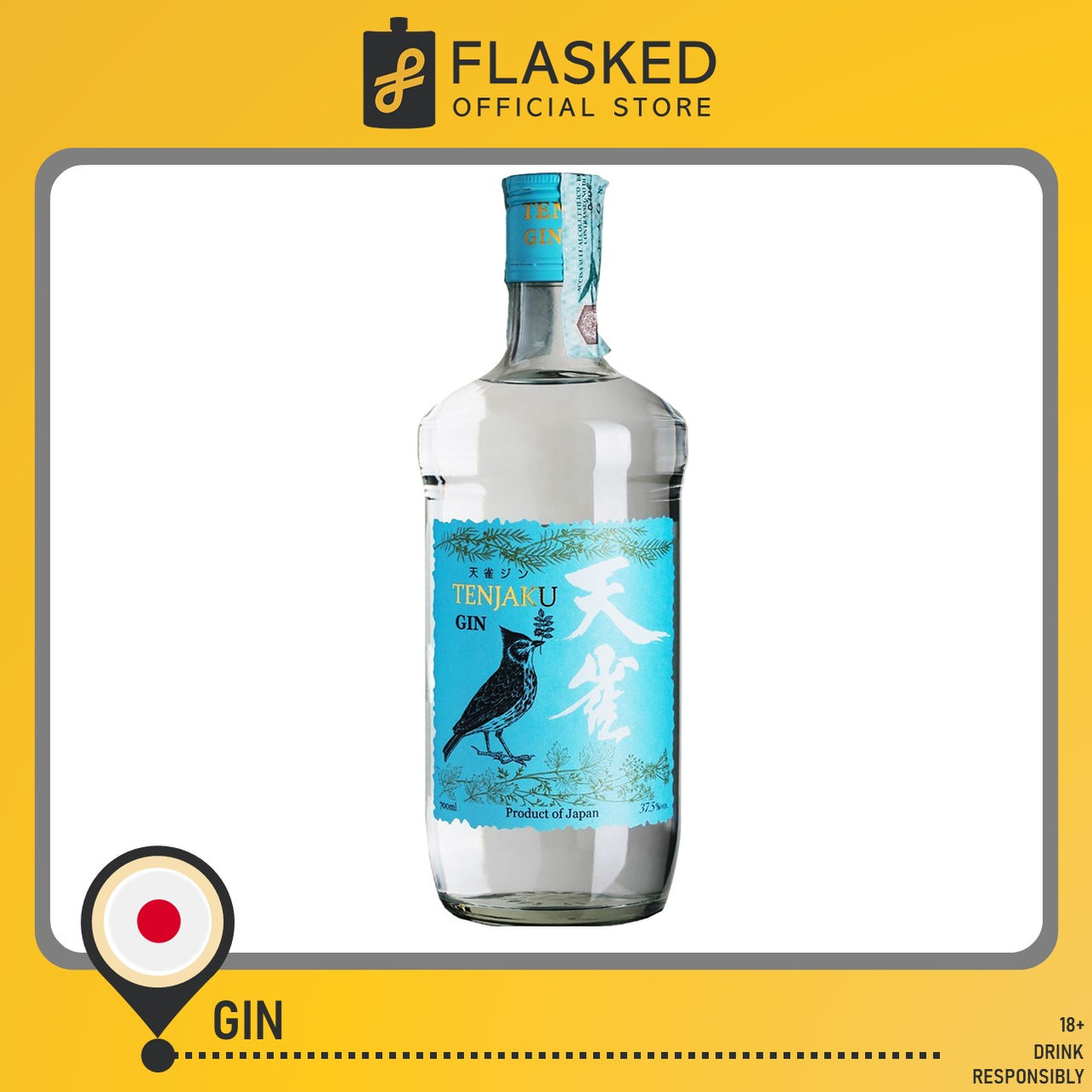 Tenjaku Japanese Gin 700ml Flasked Liquor Store