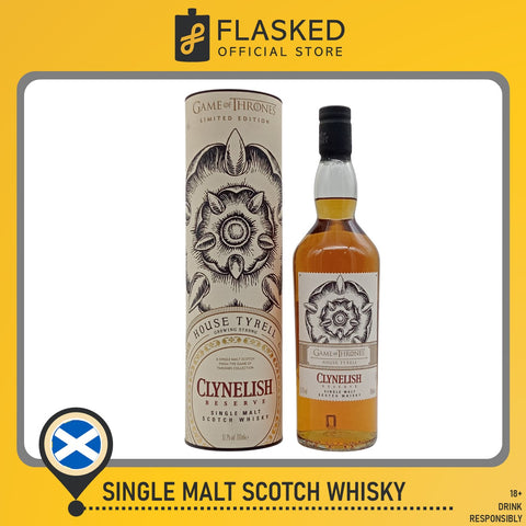 Clynelish Game of Thrones 'House Tyrell' Reserve Single Malt Scotch Whisky 700mL