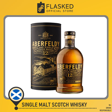 Aberfeldy 12 Year Old Highland Single Malt Scotch Whisky 700mL