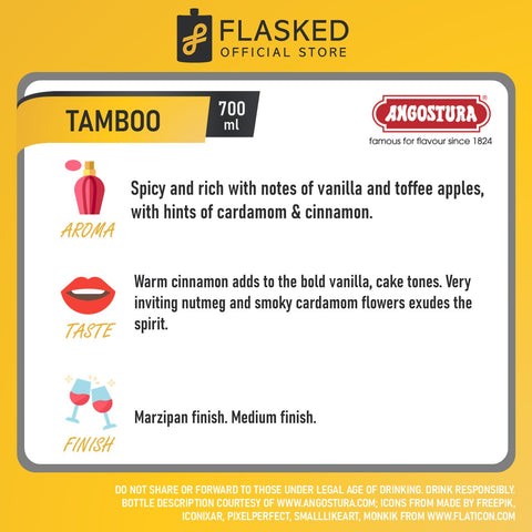 Angostura Tamboo Spiced Rum 700ml