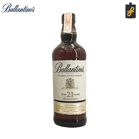 Ballantines 21 Year Old Scotch (Blended) 700mL