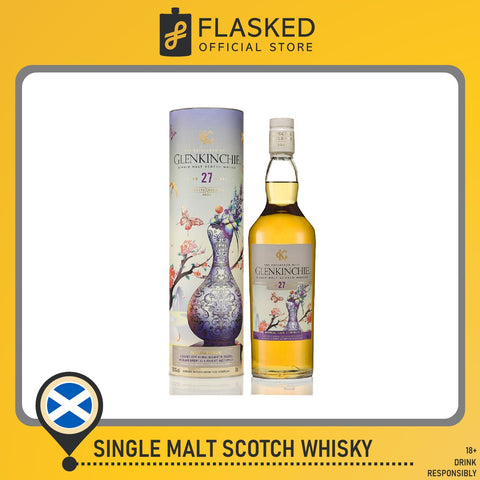 Glenkinchie 27 Year Old: The Floral Treasure Diageo 2023 Special Release 700mL